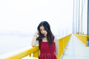 [SiHua] SH125 Puente del río Lulu Yangtze Misterioso vestido rojo