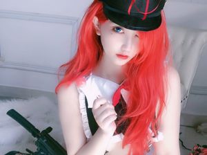 [Net Red COSER Photo] Anime-Blogger orange orange yo - rote Haare