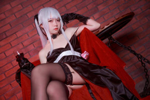 [Foto de Net Red COSER] Anime blogger G44 no será lastimado - Wuzhi vestido negro