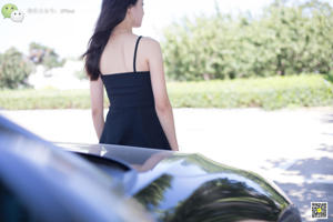 [Camellia Photography LSS] NO.040 Automodell aus schwarzer Seide