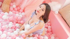 [Косплей] Аниме-блогер Mu Ling Mu0 - Ocean Ball