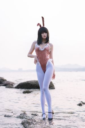 [Welfare COS] Bloger anime Tian Lulu - Różowy królik