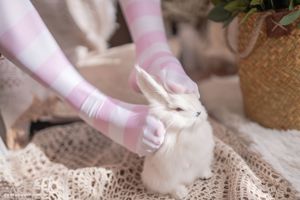 [Net Red COS] Pippi jest taka słodka - Pink Bunny