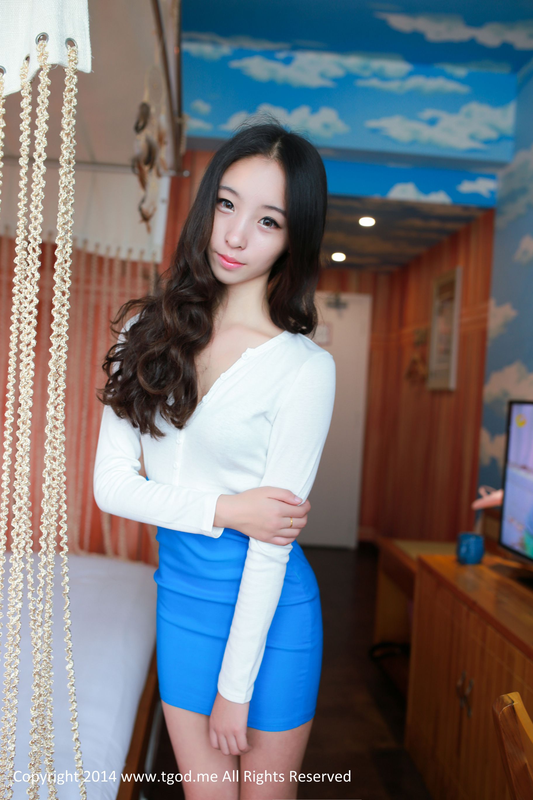 The first set of cute goddess Zixuan Crystal private photo [TGOD Push Goddess] Page 18 No.ec6a22