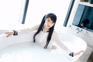 Panpan Dragon Girl Sunny "Bộ đồ học sinh tắm sữa + Bộ đồ học sinh trong suốt + Miếng dán núm vú màu đen" [Hideto XiuRen] SỐ 853