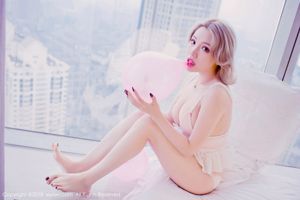 Huang Luran "Spitzenpyjama + Spitzenbadewanne Bikini" [秀 人 XIUREN] Nr.1043