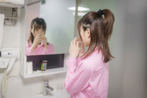 [网红COSER] 动漫博主Kitaro_绮太郎 - 粉色衬衫