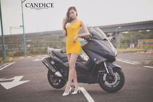 Cai Yixin Candice "Dynamische Mode Motorrad Mädchen" [Taiwan Göttin]