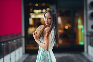 [Bellezza netto celebrità di Taiwan] Joan Xiaokui, stile modello gambe fresche + tiro di strada Xinyi