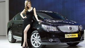 Koreanisches Automodell Hwang Mi Hee "Auto Show Picture Series" Collection Edition